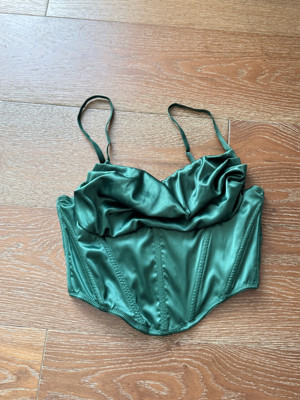 UO Lexi Satin Corset Top
